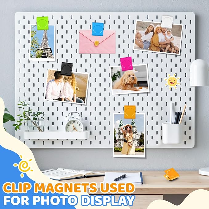 Grtard 6 Pack Magnetic Clips Heavy Duty, Colorful Magnet Clips - Image 6