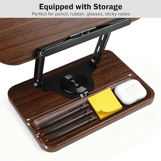Book Stand with Light & Storage, Book Holders - Image 6