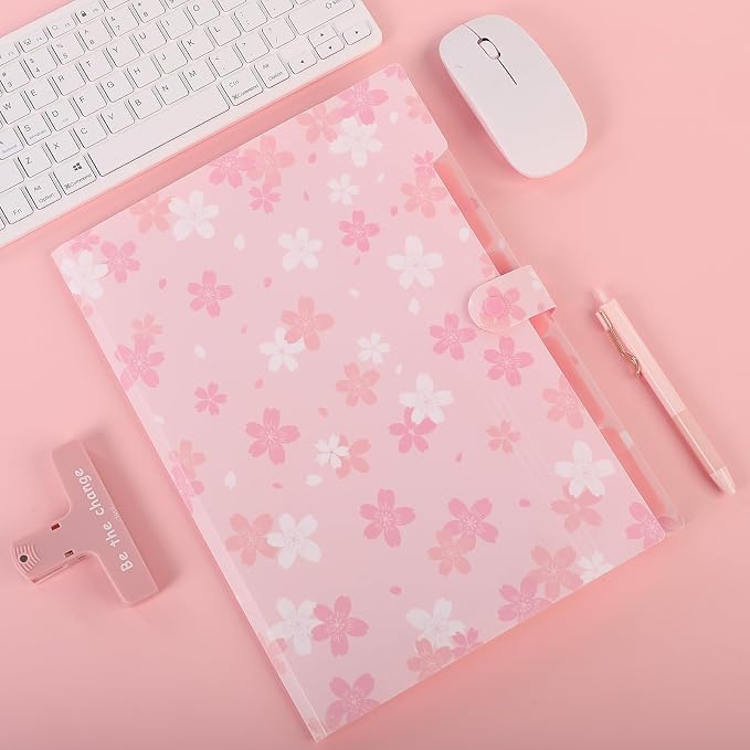SKYDUE Pink Expanding File Folder - Image 6