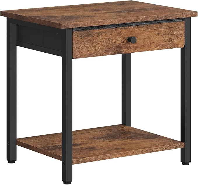 Gewudraw Printer Stand with Storage Drawer, 2-Tier Under Desk Printer Table - Image 8