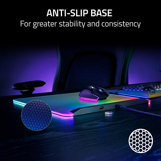 Razer Firefly V2 Pro Fully Illuminated RGB Gaming Mouse Mat: Backlit Design - Image 7