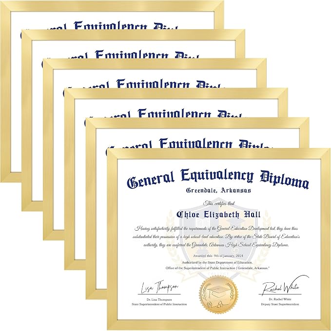 FIXSMITH 8.5x11 Diploma Frame, 2 Pack Certificate Frame by FIXSMITH
