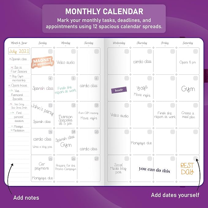 GoGirl Weekly Schedule Planner – Hourly Work & Life Planner - Image 4
