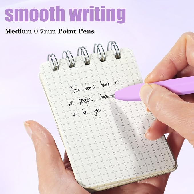 Piochoo Pens Ballpoint, 0.7mm Black Ink Pens, Cute Pen - Image 5