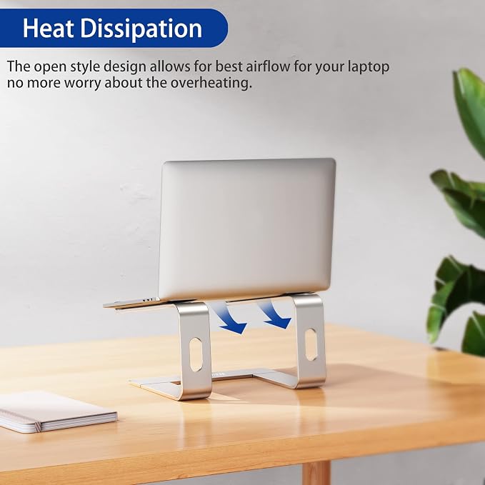 BESIGN LS03 Aluminum Laptop Stand, Ergonomic Detachable Computer Stand - Image 6