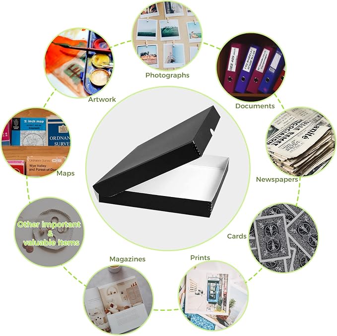Lineco Folio Storage Box, Clamshell Design - Image 7