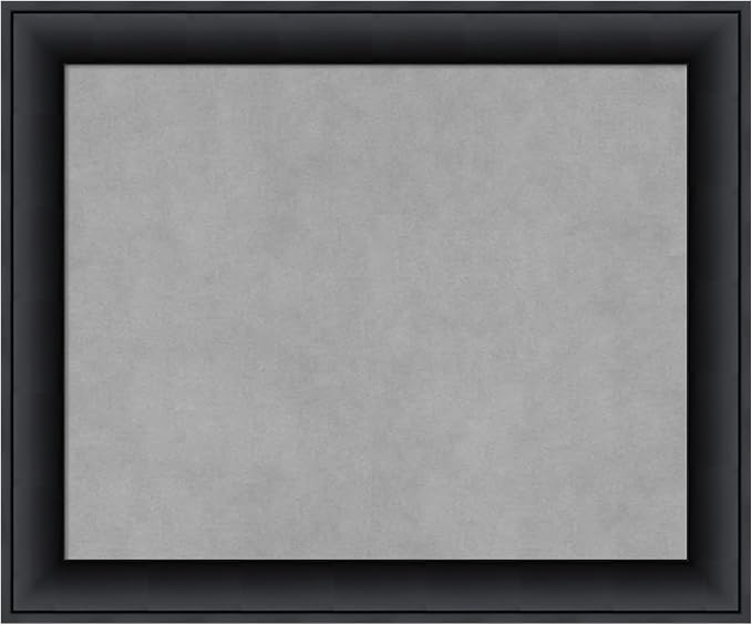 Amanti Art Black Framed Magnetic Board 19x23 Small Vision Board by AmantiArt