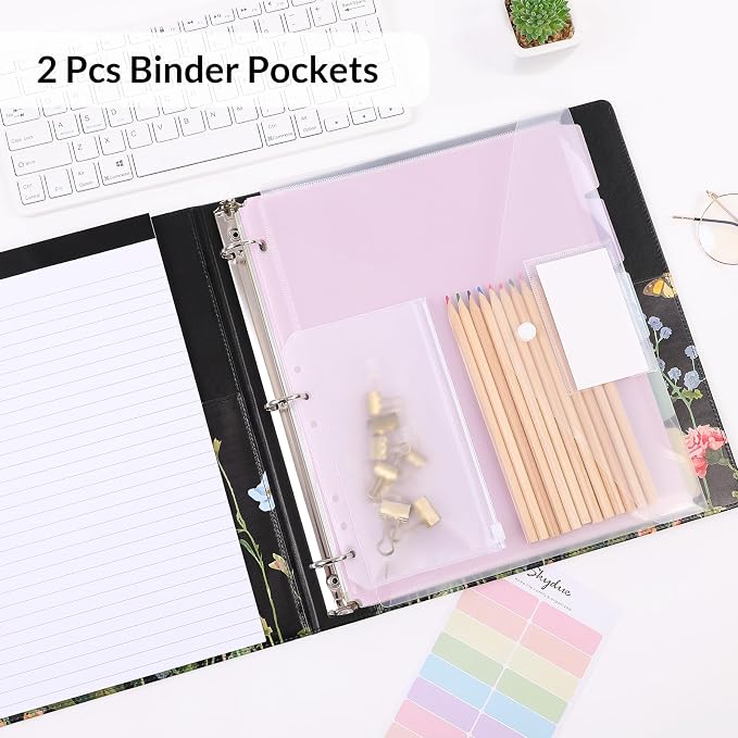 SKYDUE 1 Inch 3-Ring Binder - Image 2