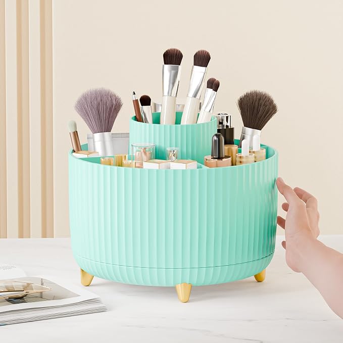 fanado 360° Rotate Makeup Brush Holder Organizer, Makeup Organizers Countertop - Image 6