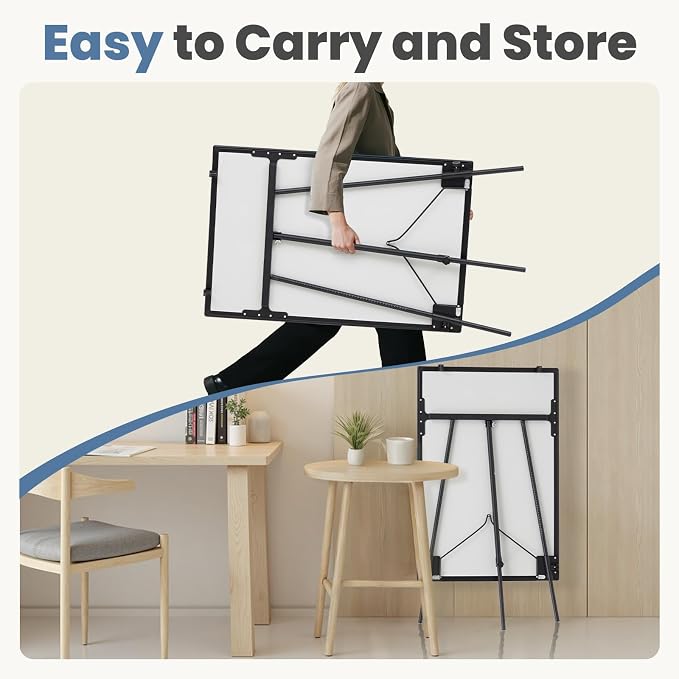 DUMOS 40"x28" Magnetic White Board Easel - Image 6