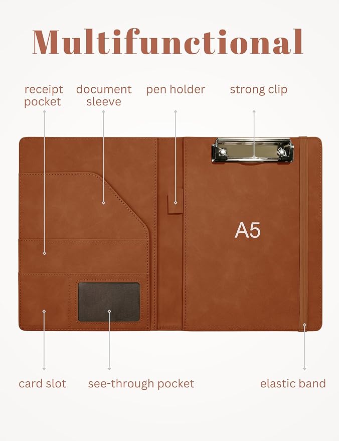 Mymazn Small Padfolio Clipboard Folder - Image 4