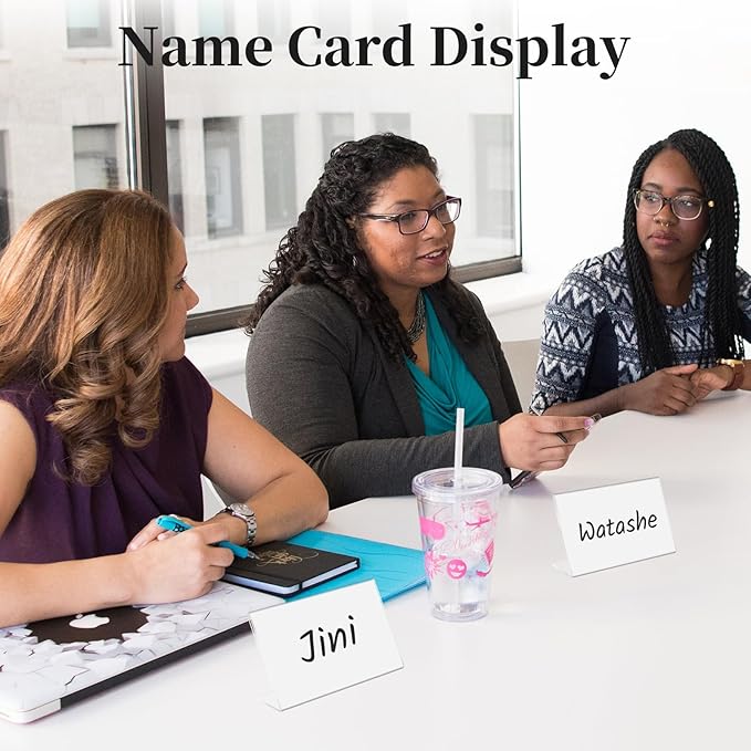30 PCS Small Acrylic Sign Holder 2.36" X 1.57", Mini Acrylic Food Sign Labels - Image 5