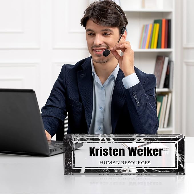 Custom Name Plate for Desk, Desk Name Plate Personalized, Office Decor for - Image 5