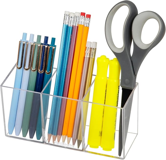Mind Reader Pen and Accessories Holder, Desktop Organizer, Makeup Organizer - Image 4