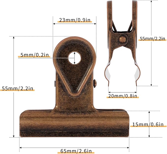 SIAMESE Bulldog Clips - Image 2
