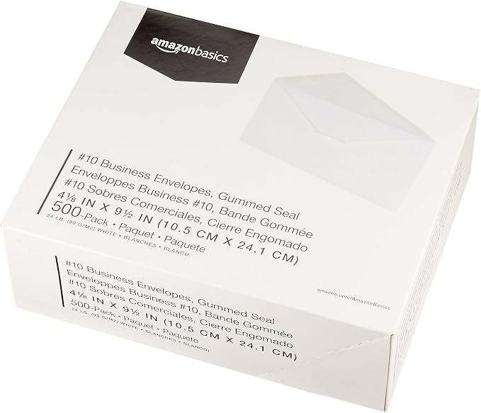 Amazon Basics #10 Business Letter Envelopes - Image 6