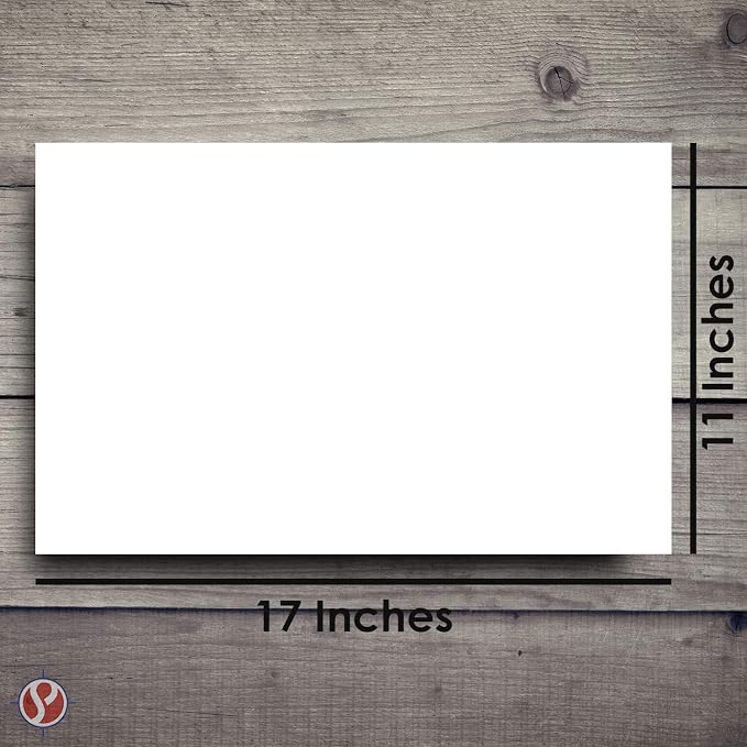 11 x 17" Blank White Memo Pads - Image 5