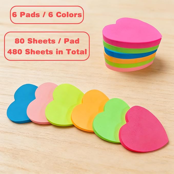 Heart Sticky Notes - Image 2