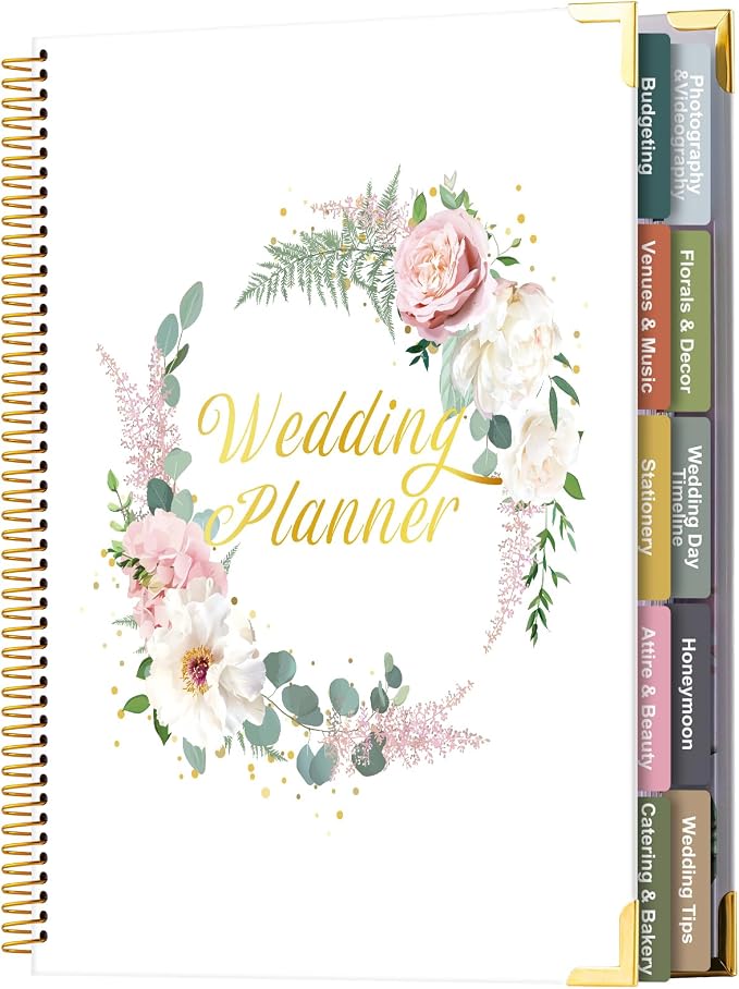 VinTS 176 Pages Wedding Planner, Wedding Planner Book and Organizer by VinTS