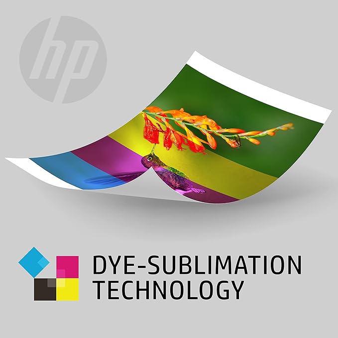 HP Sprocket Studio Plus 4 x 6” Photo Paper and Cartridges Starter Bundle: Includes 108 Sheets and 2 Cartridges, Sticker Frames, Photo Album-DeskLoop Office