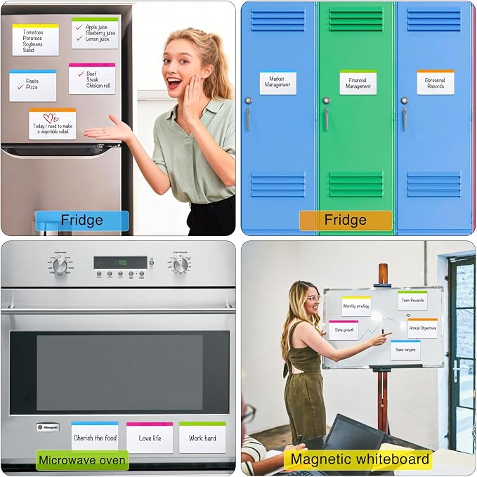 15-Pack 4"x6" Magnetic Dry Erase Labels - Image 6
