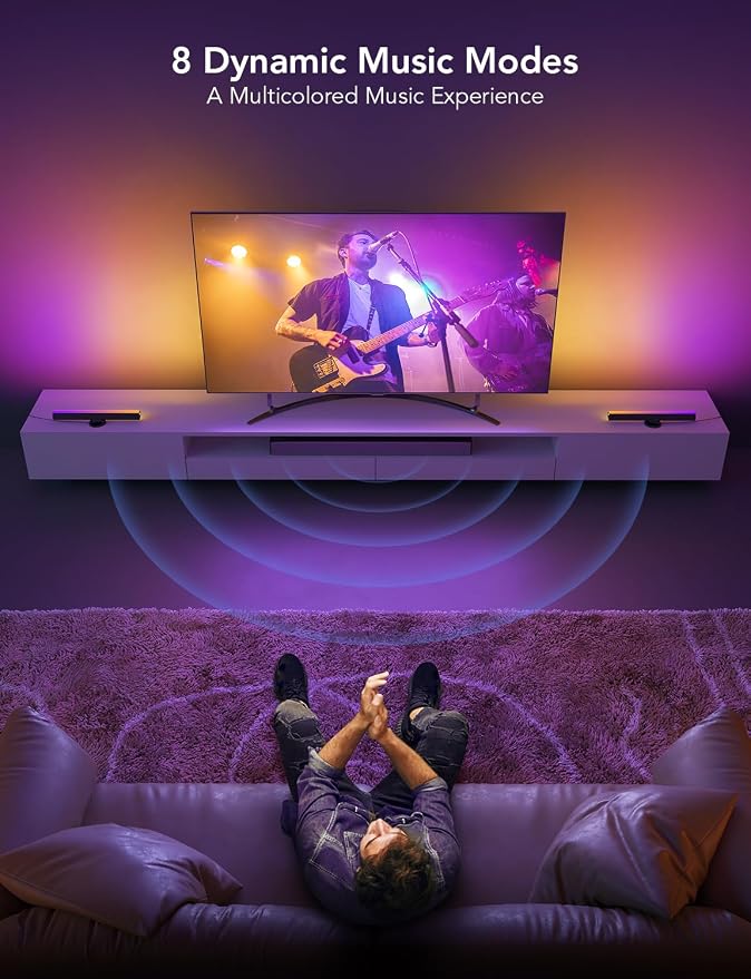 Govee RGBIC Light Bars, 15 Inches WiFi TV Backlight Suitable - Image 7