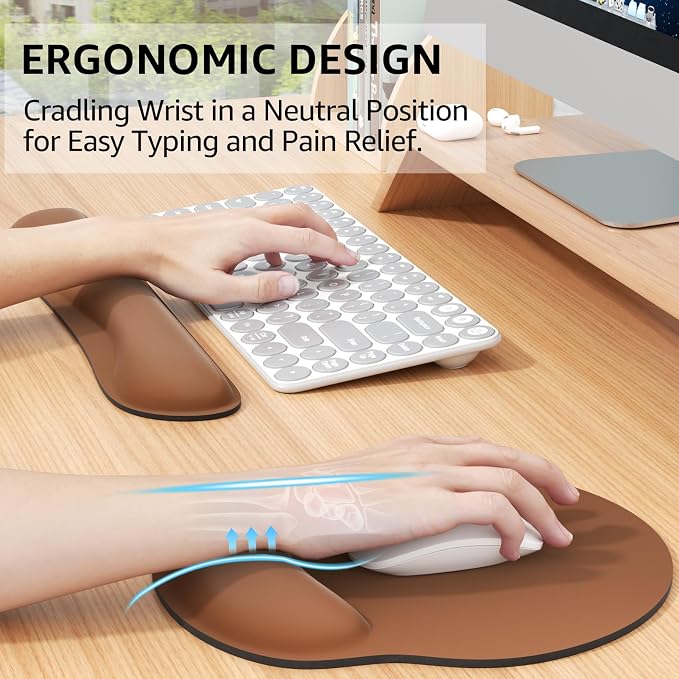 KTRIO Keyboard Wrist Rest & Mouse Pad - Image 2