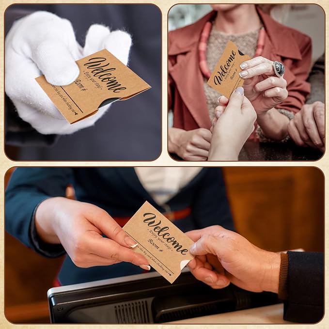 Sabary 500 Pcs Hotel Key Card 2.36 x 3.54 Inch Envelope Credit Card Protectors - Image 7