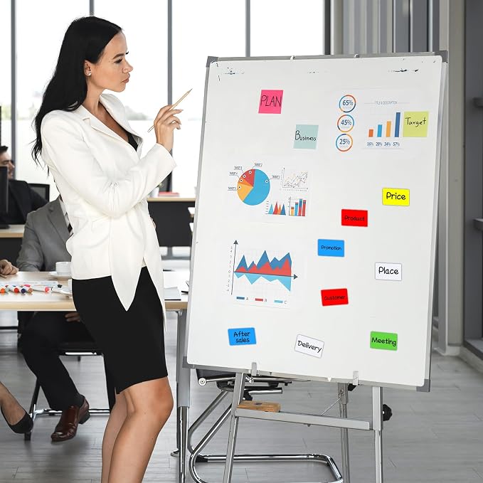 Dry Erase Magnetic Labels 5x3 Inch, 40 Pack, Reusable Magnetic Dry Erase Labels - Image 5