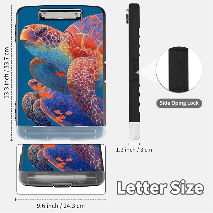 Clipboard with Storage & Pen Holder, Nursing Letter-Size 8.5x11 with - Image 6