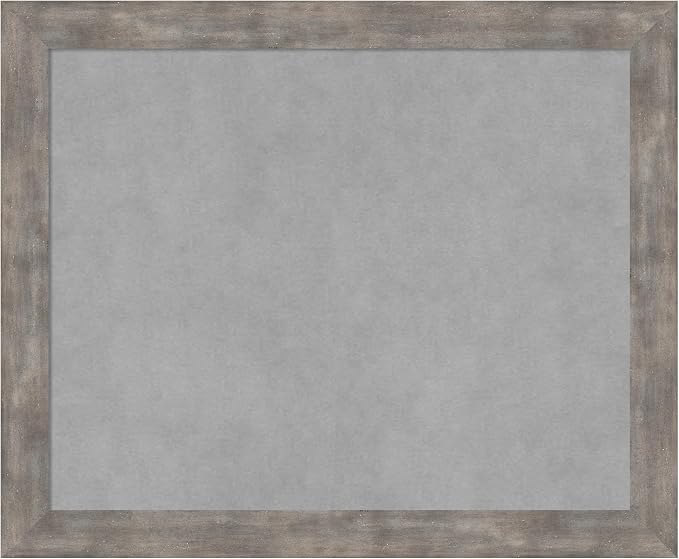 Amanti Art Silver Framed Magnetic Board 19x23 Small Vision Board by AmantiArt