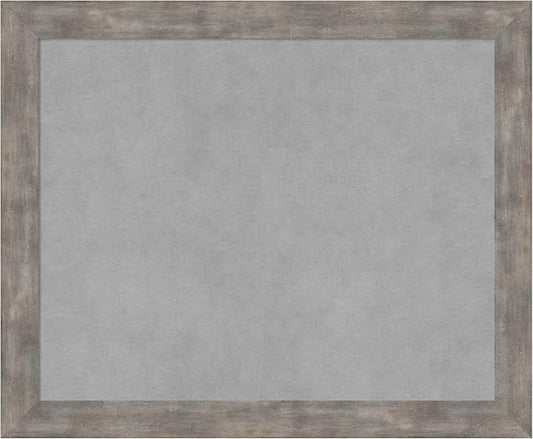 Amanti Art Silver Framed Magnetic Board 19x23 Small Vision Board by AmantiArt