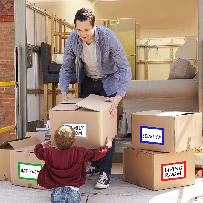 6 x 4 inch Large Moving Labels for Boxes, Blank Moving Boxes Labels Stickers - Image 6