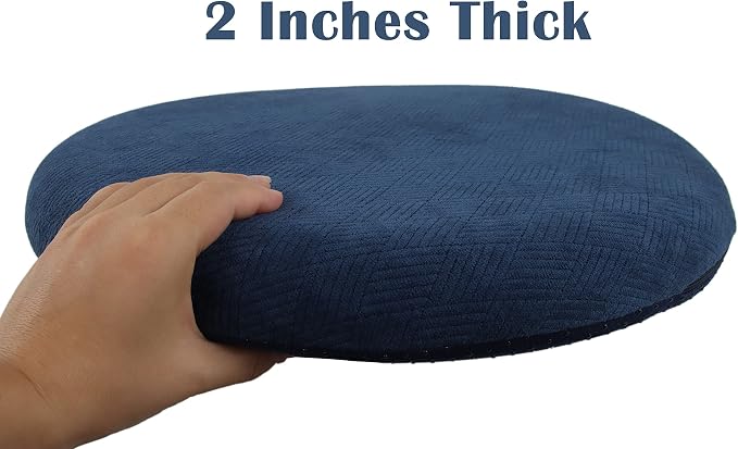 Sigmat Memory Foam Seat Cushion Anti-Slip Soft Round Stool Cushion Chair Pad 16 - Image 8