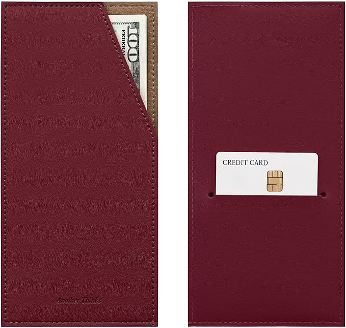carrotez PU Leather Card and Cash Envelope by Carrotez