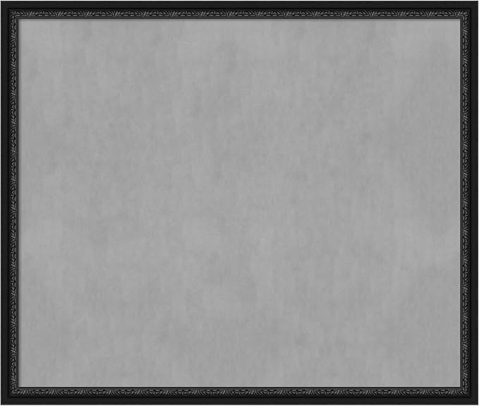 Amanti Art Black Framed Magnetic Board 44x52 Oversize Vision Board by AmantiArt