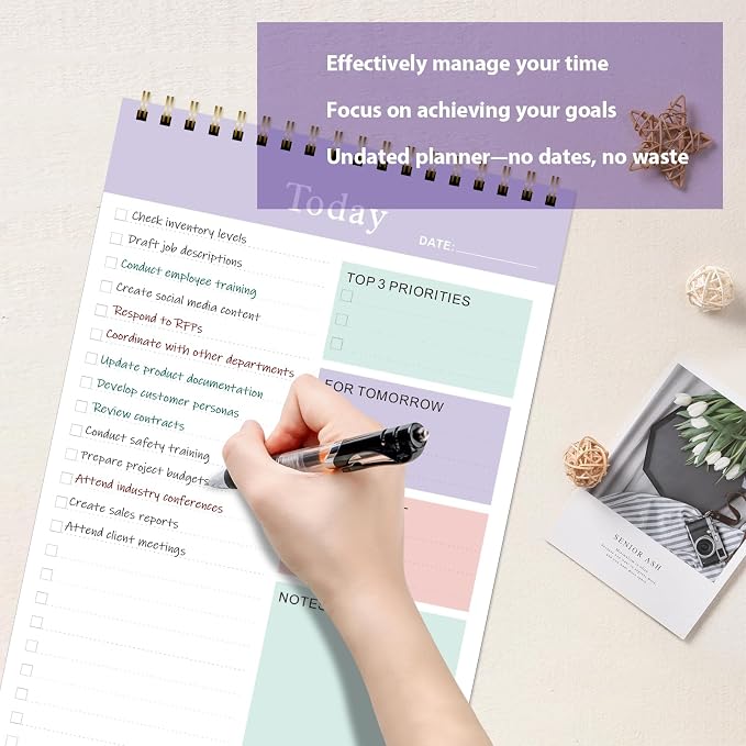 Weekly To Do List Notepad, Undated Planner - Image 7