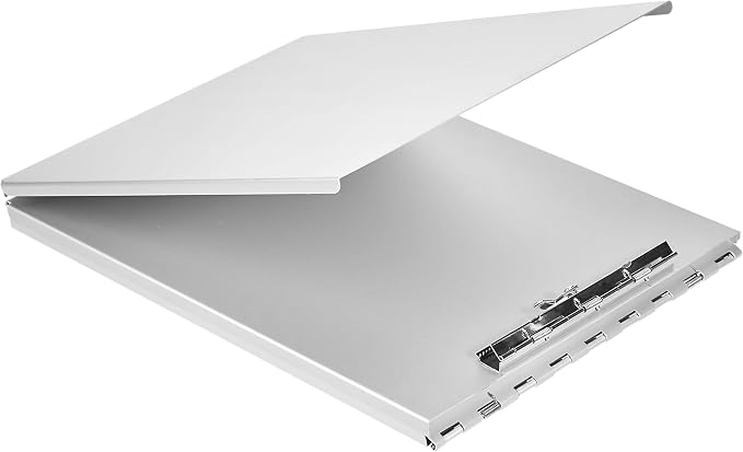 Amazon Basics Aluminum Form Holder Storage Clipboard, 12.5" x 9" Silver - Image 5
