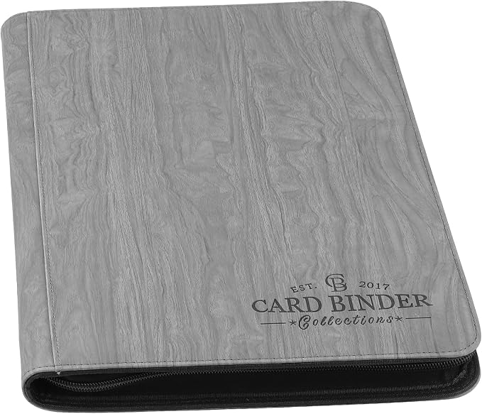 Trading Card Binder, Card Collection Binder Album Folder by Foalgo