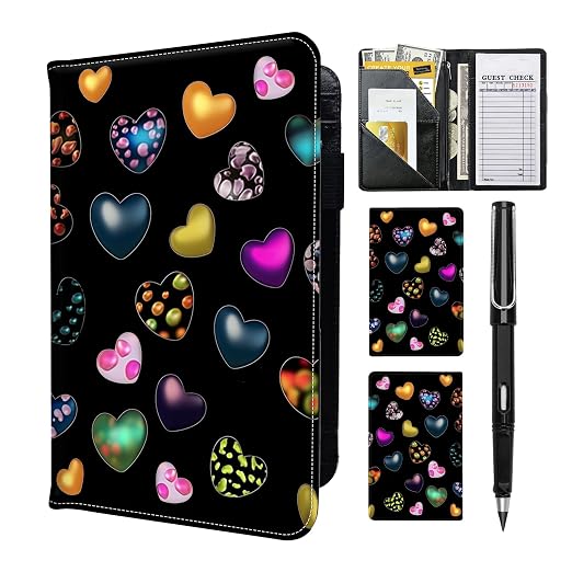 Server Book for Waitress with Everlasting Pencil, Money Pocket Leather Wallet by Unknown