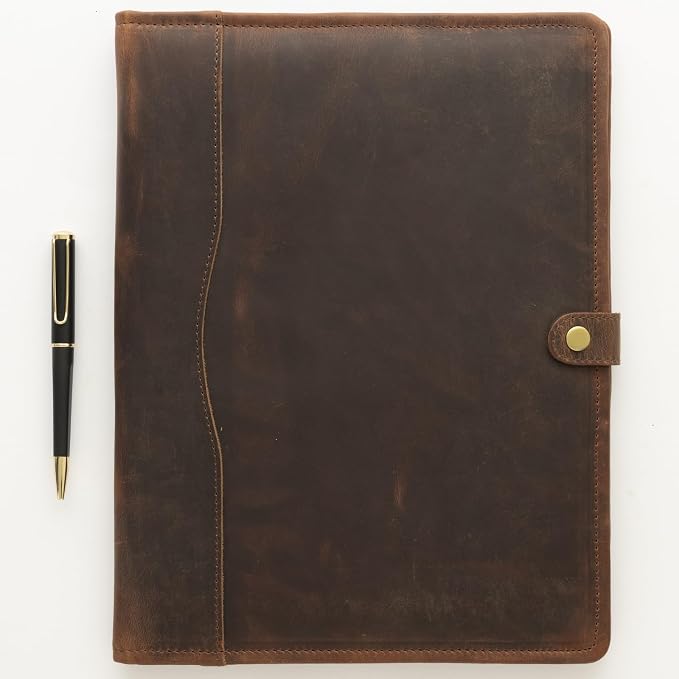 Leather Portfolio by NomadCraftsCo