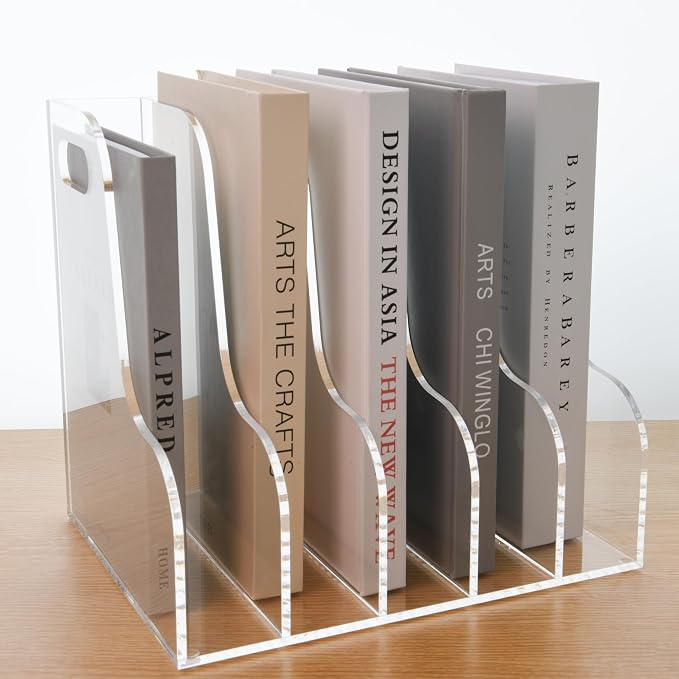 5 Vertical Compartments File Holder - Image 2