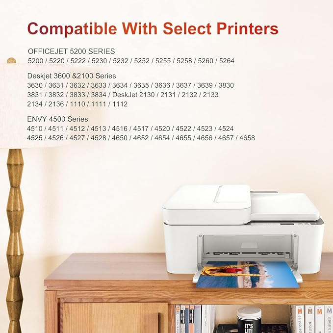 63XL Ink Cartridges Black and Color Replacement for HP 63XL Ink Cartridge Combo Pack Work with OfficeJet 3830 4650 5255 Envy 4520 4512 Deskjet 1112 3630 3634 3639 Printer (2 Black, 1 Tri-Color)-DeskLoop Office