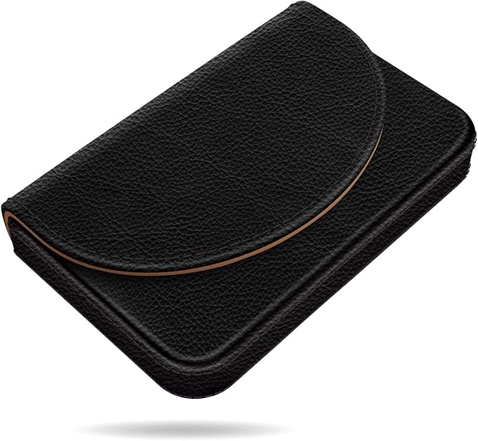 Business Card Holder，PU Leather Business Card Case Color Printing Pattern Card by xiviers