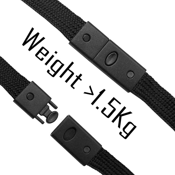 Beebel Black Lanyards 50Pack Breakaway Lanyard Comfortable Neck Straps Premium - Image 3