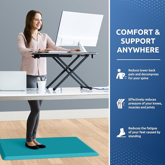KitchenClouds Kitchen Mat Cushioned Anti Fatigue Rug 20"x32" Water Resistant - Image 4