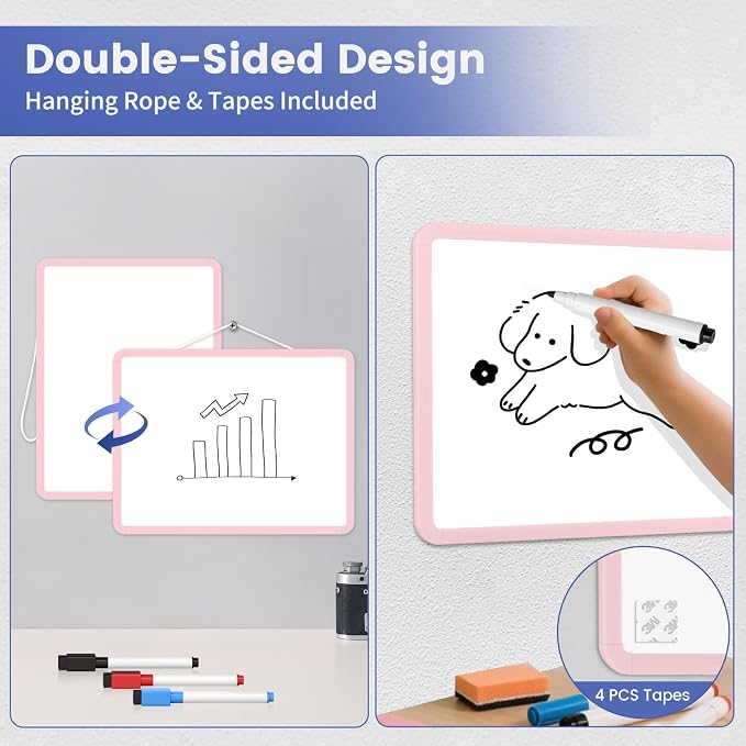 Small Wall White Board, Hanging Whiteboard - Image 4
