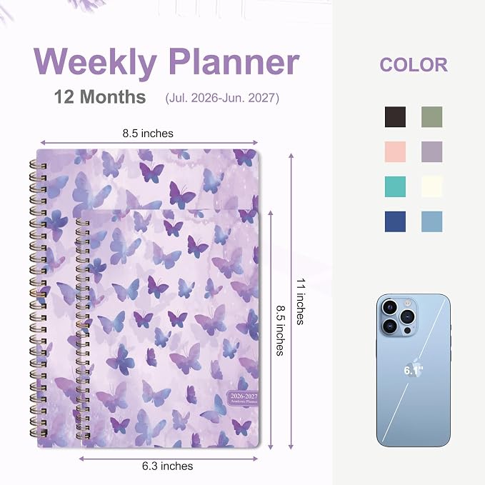 Planner 2026-2027, Weekly and Monthly Academic Planner, July 2026 - Image 2