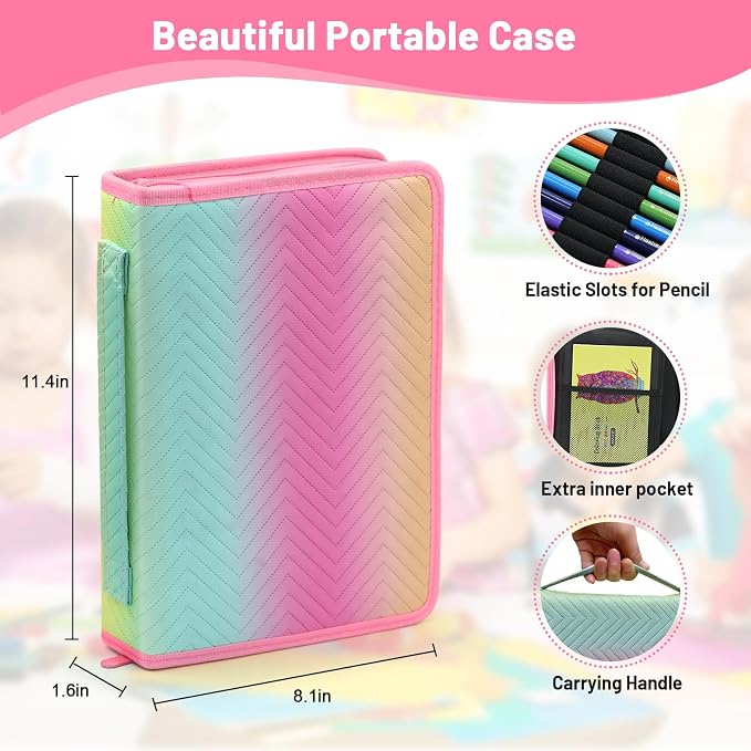 80pcs Drawing Kit Sketching Set Art Sketch Supplies Coloring pencils Kit 48 - Image 3