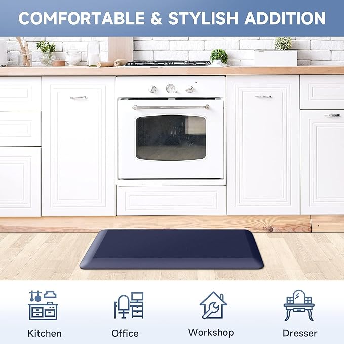 4/5 Inch Thick Kitchen Mats for Floor, StepRite Kitchen Rug for Standing Desk - Image 7